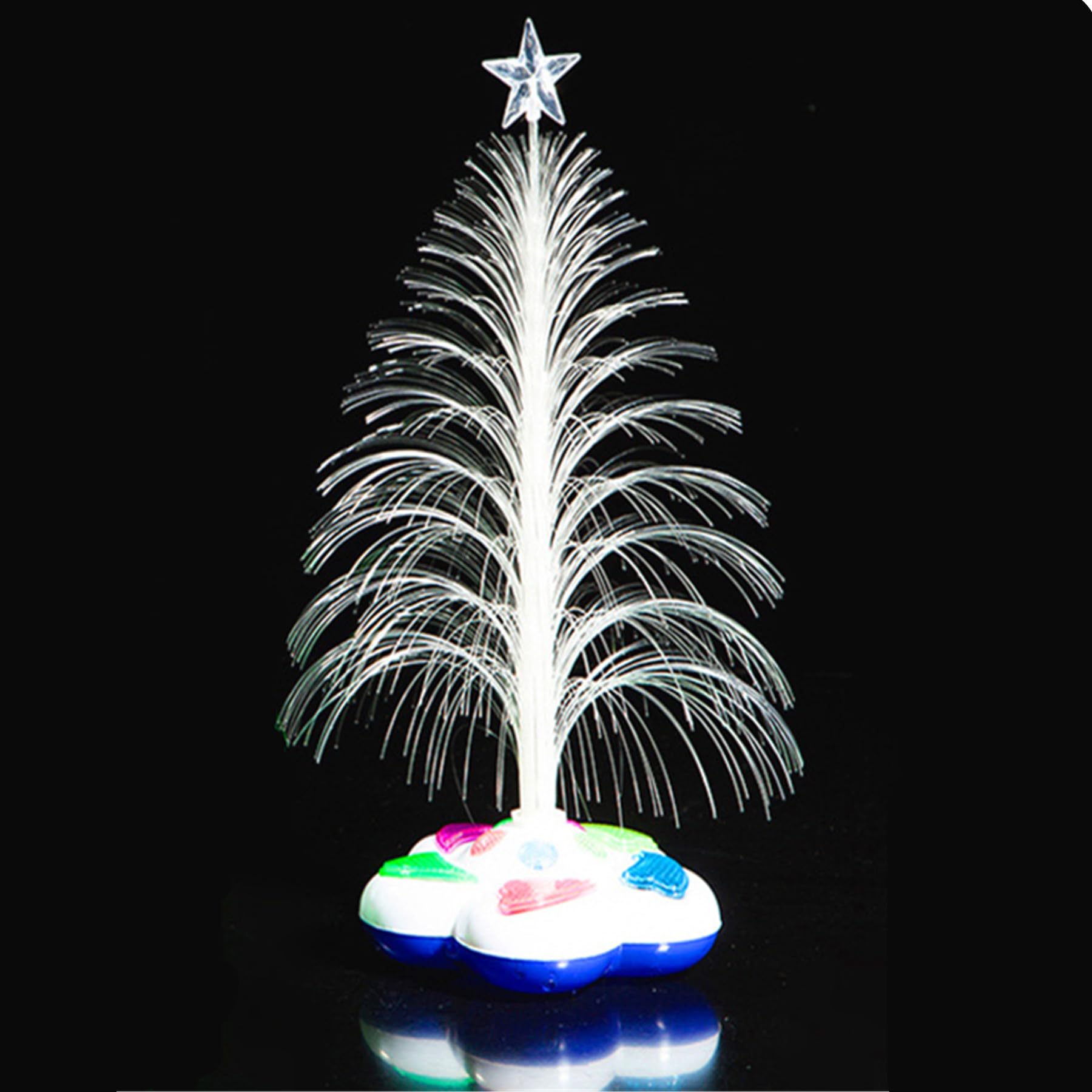 Amazon.co.jp: alfyng LED光ファイバークリスマスツリー 色が変わる